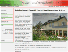 Tablet Screenshot of brueckenhaus-loehne.de